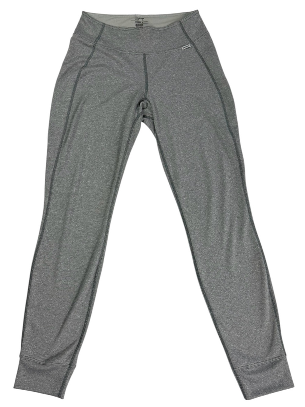 Patagonia Sz M Capilene 3 Midweight Base Laye Cold-Weather Hiking Tights Gray